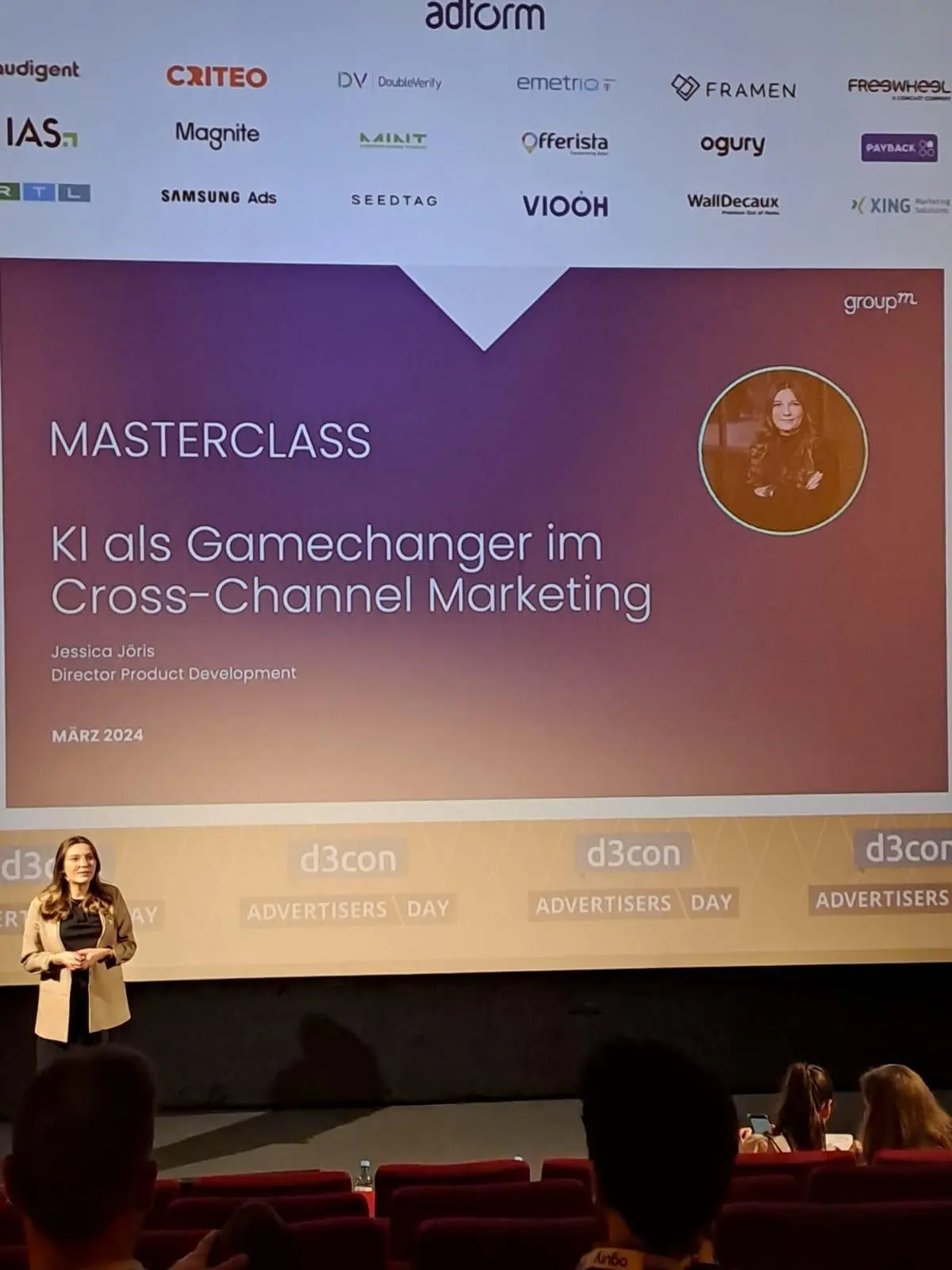 Masterclass: KI als Gamechanger im Cross-Channel Marketing Jessica Jöris (GroupM Germany)